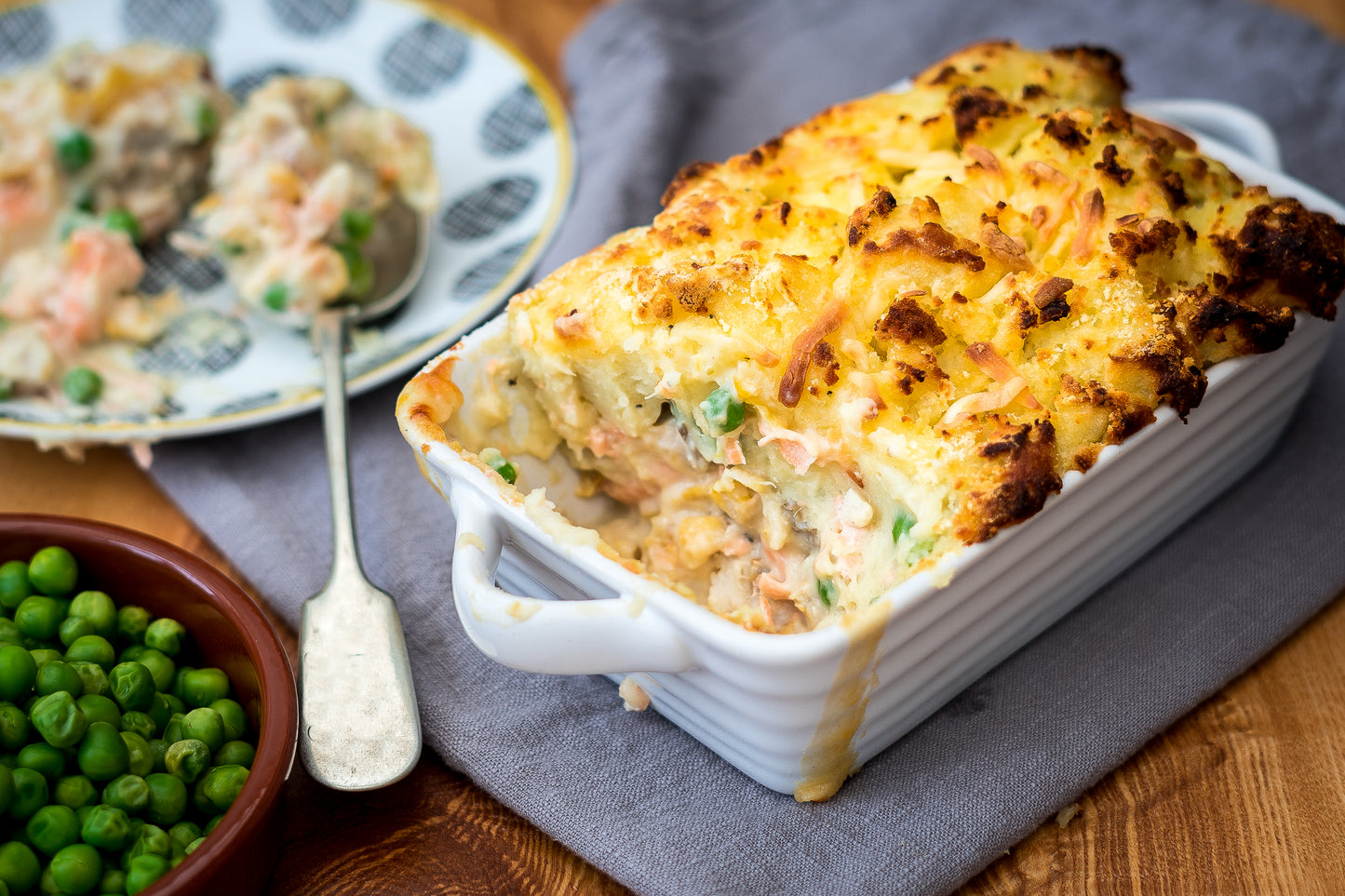 Fish Pie with Mash Topping- serves 6 portions
