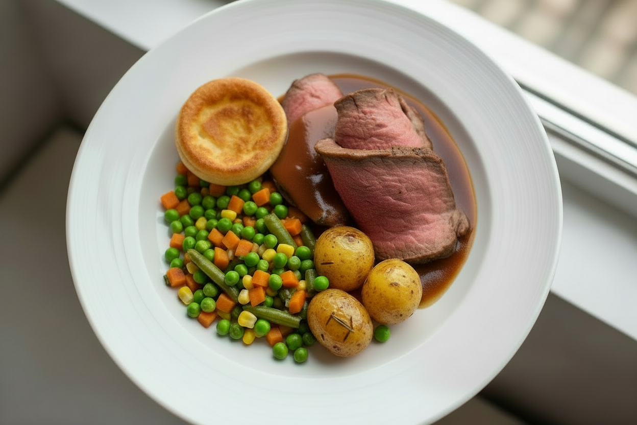 Roast Beef in Gravy and Vegetable Medley 400g