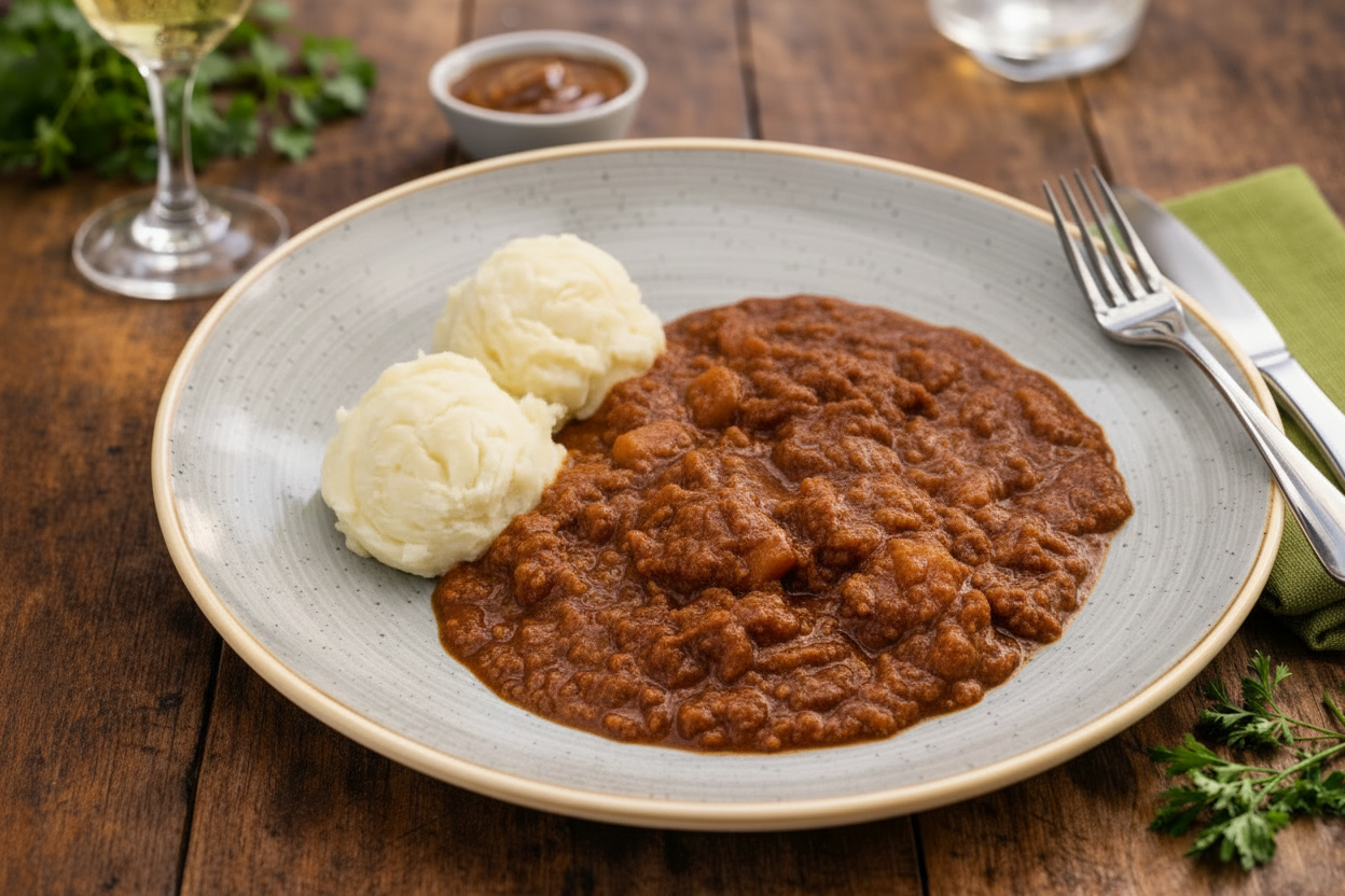 Beef Casserole with Parsley Mash 400g