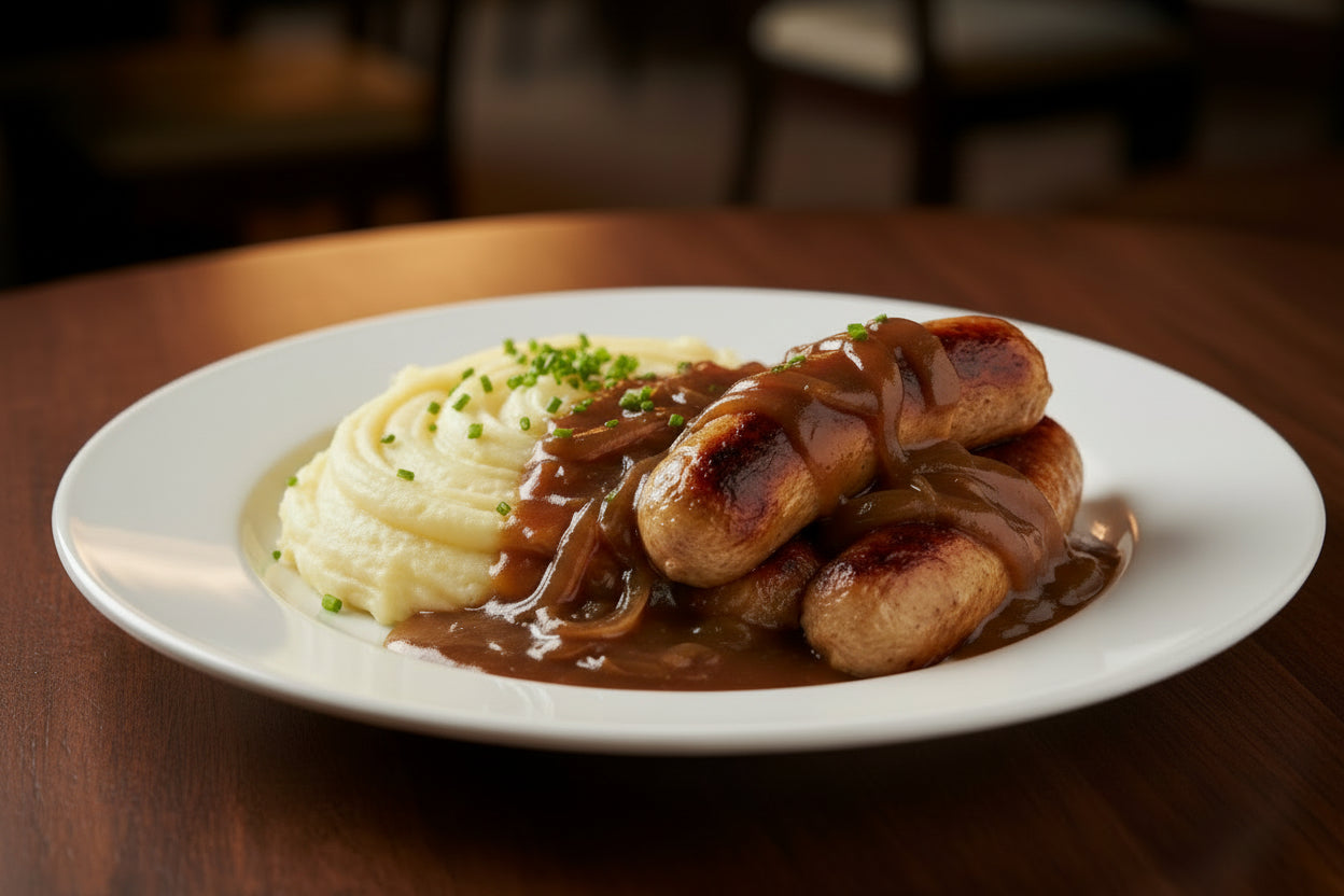 Sausage in Gravy with Creamy Mashed Potato 400g