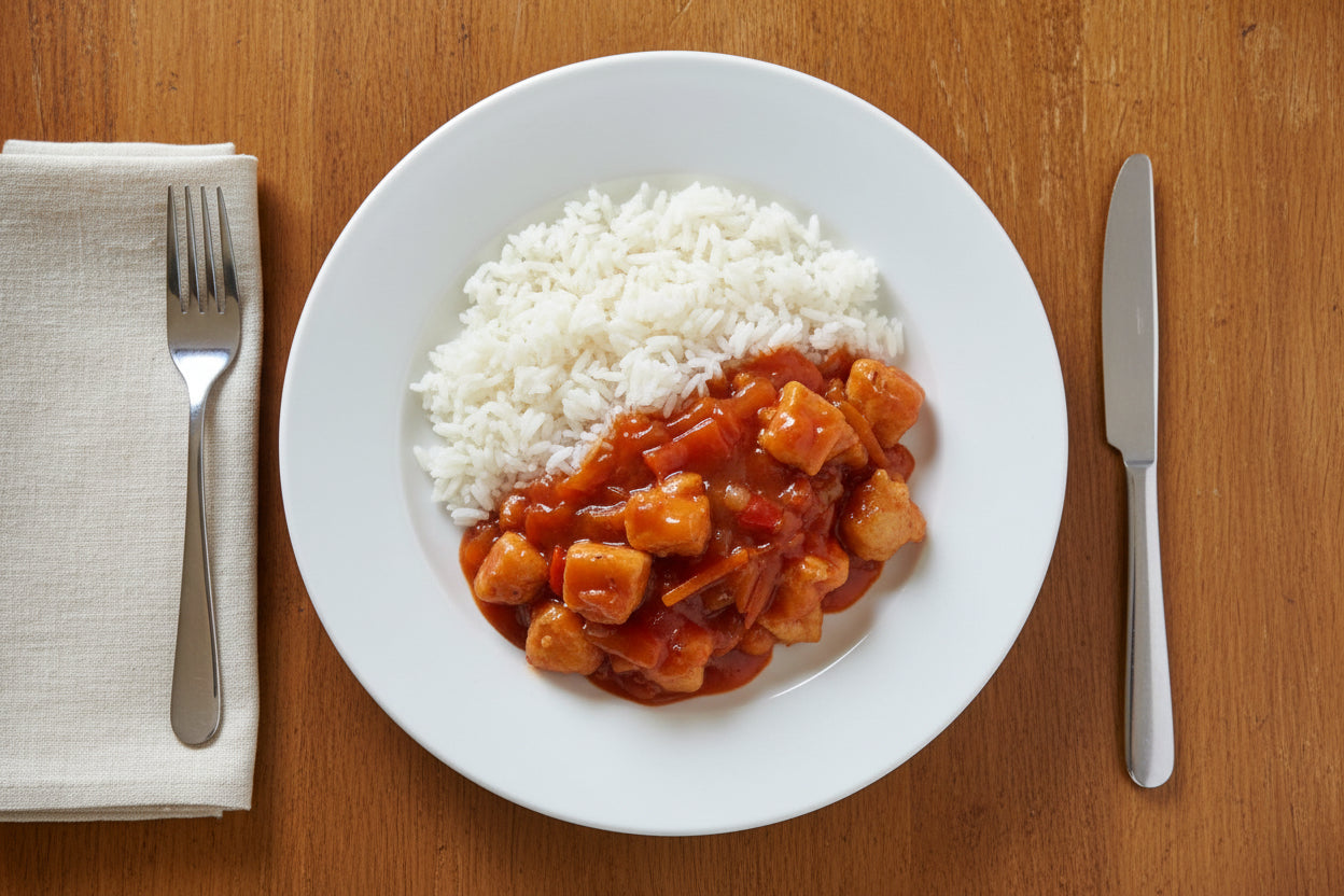 Sweet and Sour Chicken with Rice 400g