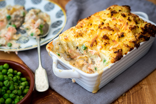 Fish Pie with Mash Topping- serves 6 portions